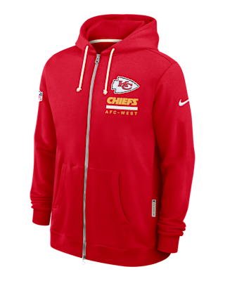 Мужское худи Kansas City Chiefs Utility Player Sideline Nike Dri-FIT NFL Full-Zip Hoodie