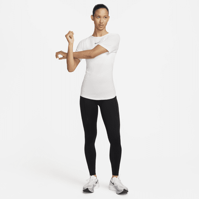 Nike Swift Wool Dri-FIT kortermet løpeoverdel til dame