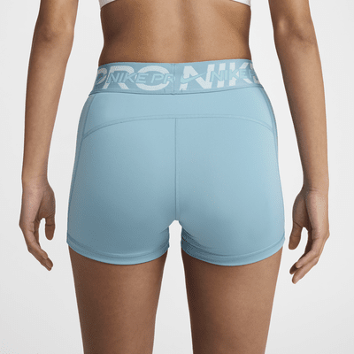 Shorts de ciclismo con gráfico de tiro medio de 8 cm para mujer Nike Pro