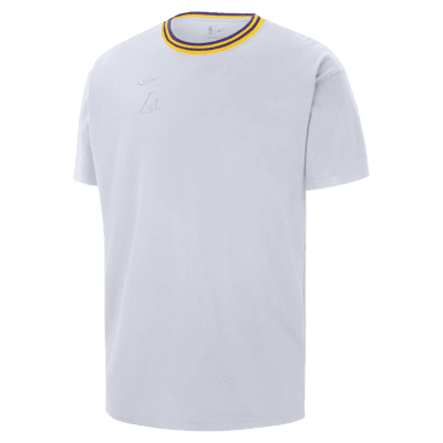 Los Angeles Lakers Courtside City Edition Premium Men's Nike NBA Max90 T-Shirt