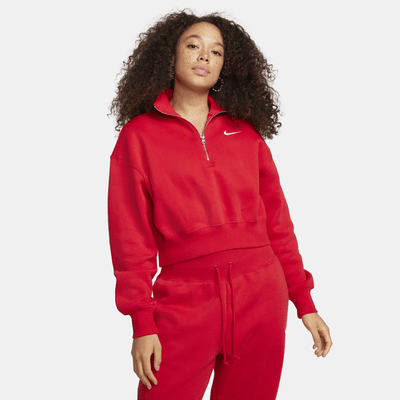 Nike Sportswear Phoenix Fleece Women's 1/2-Zip Cropped Sweatshirt