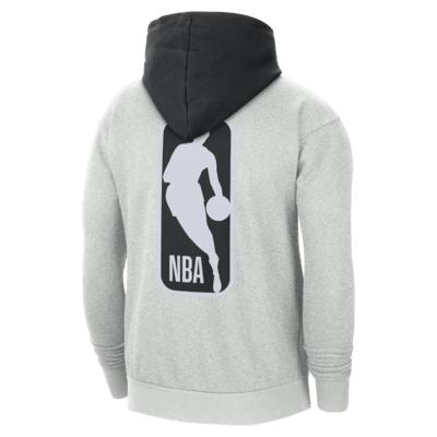 NBA Logo Nike Team 31 Club Fleece Pullover Hoodie - Black