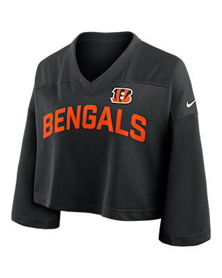 Женские джерси Cincinnati Bengals Wide Receiver Jersey Fashion Nike Dri-FIT NFL Cropped Top