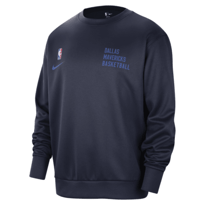 Sudadera de cuello redondo Nike Dri-FIT de la NBA para hombre Dallas Mavericks Spotlight