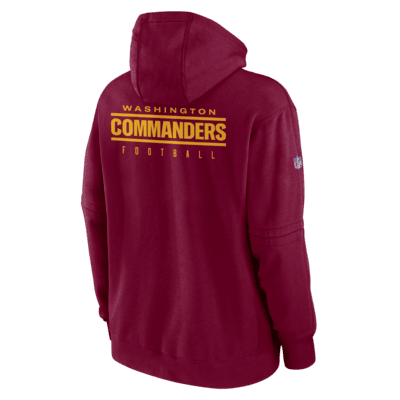 Nike Youth Washington Commanders Sideline Club Red Pullover Hoodie