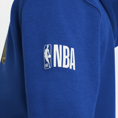 Golden State Warriors Club Fleece Essential Older Kids' (Boys') Nike NBA Hoodie