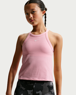 Детские  Nike Girls' High-Neck Tank Top