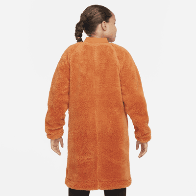 Chamarra acondicionada para el invierno Nike Sportswear para niñas talla grande