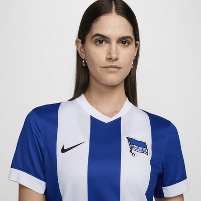 Hertha BSC 2024/25 Stadium Home Nike Replica Fußballtrikot mit Dri-FIT-Technologie für Damen