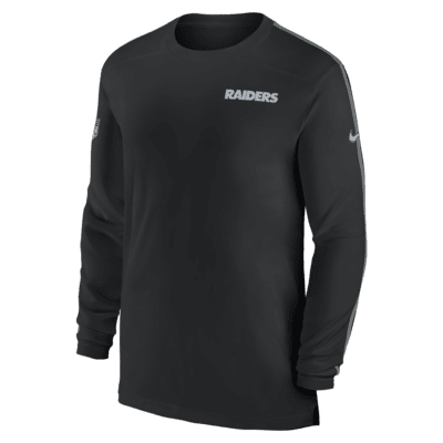 Las Vegas Raiders Sideline Coach Men's Nike Dri-FIT NFL Long-Sleeve Top