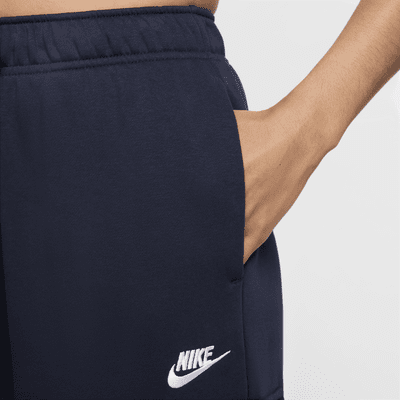 Pants de entrenamiento cargo oversized de tiro medio para mujer Nike Sportswear Club Fleece