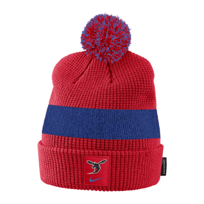 Delaware State Nike College Pom Beanie