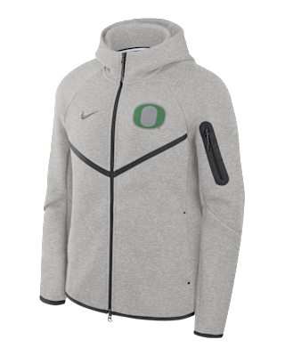 Мужская куртка Oregon Tech Fleece Windrunner Nike College Full-Zip Hooded для бега