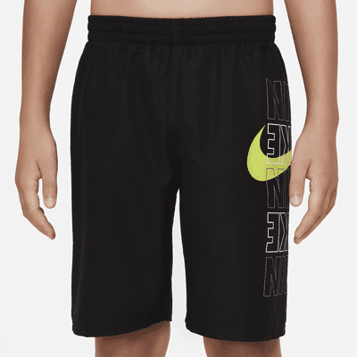 Shorts de vóleibol con tiro de 20 cm para niños talla grande Nike Block Logo