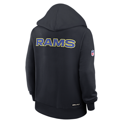 Los Angeles Rams Rivalries Collection Sideline Women's Nike Dri-FIT NFL Pullover Hoodie