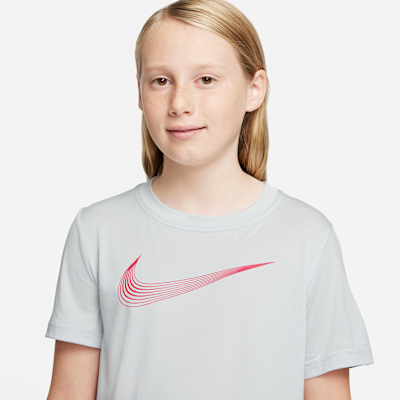 Prenda superior de manga corta para niño talla grande Nike Dri-FIT