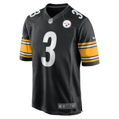 Jersey de fútbol americano Nike de la NFL Game para hombre Russell Wilson Pittsburgh Steelers