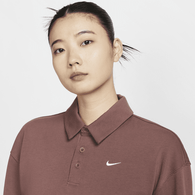 Nike Sportswear Essential 女款寬版長袖有領衫