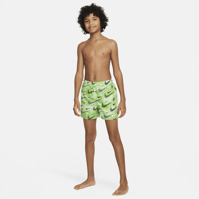 Nike Swim Flock Big Kids' (Boys') 4" Volley Shorts