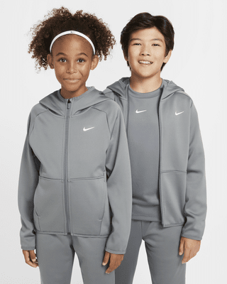 Подростковое худи Nike Big Kids' Therma-FIT Winterized Training Hoodie для тренировок