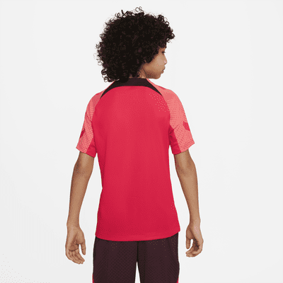 Liverpool F.C. Strike Older Kids' Nike Dri-FIT Short-Sleeve Football Top