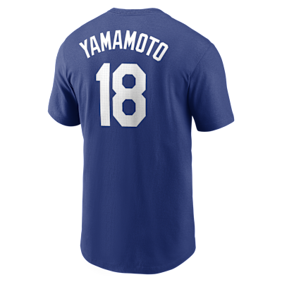 Yoshinobu Yamamoto Los Angeles Dodgers Fuse Men's Nike MLB T-Shirt