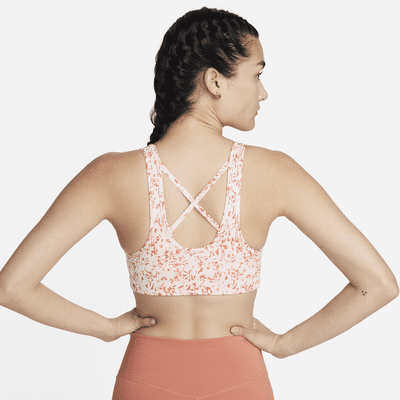 Nike Swoosh Icon Clash Women's Medium-Support Padded Strappy Printed Sports Bra