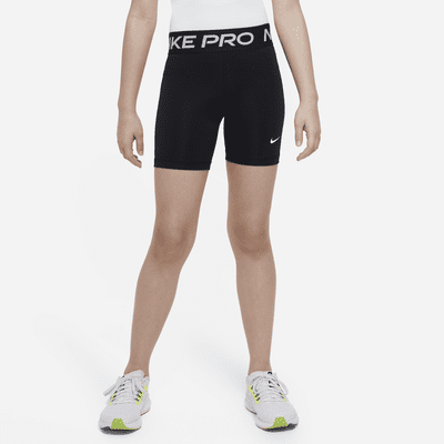 Nike Pro Dri-FIT Shorts (ca. 12,5 cm) für ältere Kinder (Mädchen)