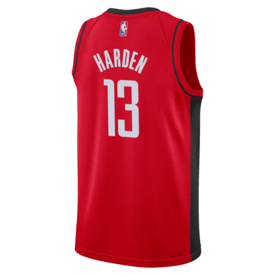 Jersey Nike de la NBA Swingman para niños talla grande James Harden Houston Rockets Icon Edition