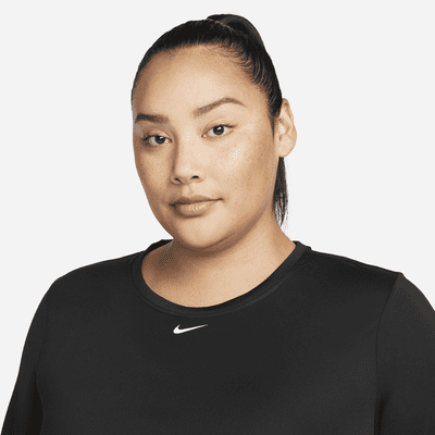 Nike Dri-FIT One Women's Standard Fit Long-Sleeve Top (Plus Size). Nike PH