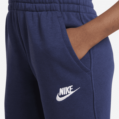 Shorts de French Terry para niños talla grande Nike Sportswear Club Fleece
