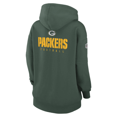 Youth Nike Green Bay Packers 2023 Sideline Club Fleece Pullover Hoodie Size: Small