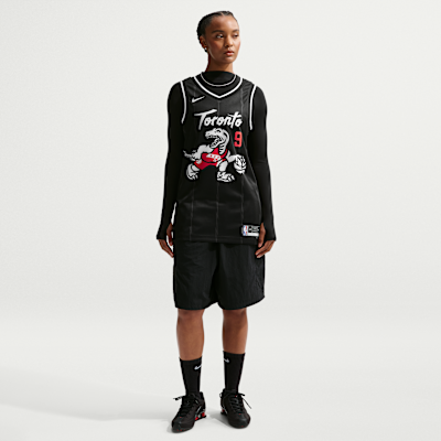 Jersey Nike de la NBA Swingman para hombre RJ Barrett Toronto Raptors City Edition