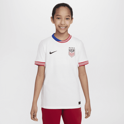 USWNT 2024 Match Home Big Kids' Nike Dri-FIT ADV Soccer Authentic Jersey