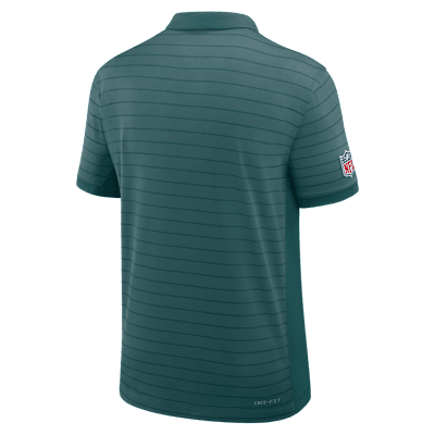 Polo Nike Dri-FIT de la NFL para hombre Philadelphia Eagles Sideline Victory Stripe