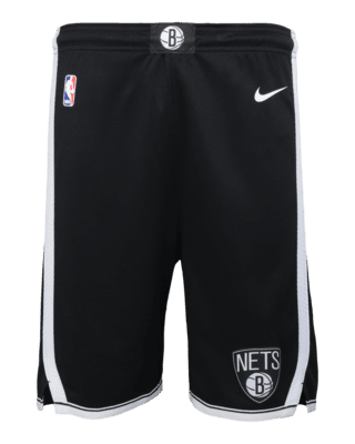 Подростковые шорты Brooklyn Nets Icon Edition Big Kids' Nike Dri-FIT NBA Swingman Shorts