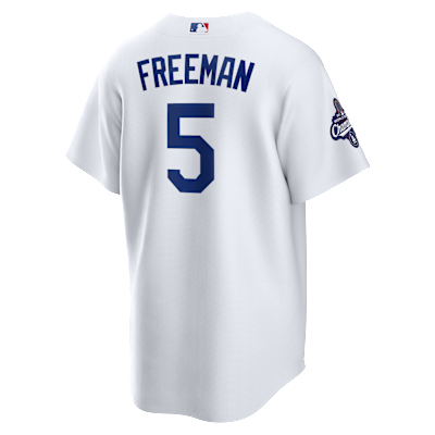 Freddie Freeman Los Angeles Dodgers 2025 World Series Champions Men's Nike MLB Replica Jersey