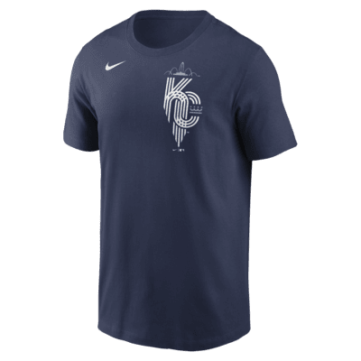 Kansas City Royals City Connect Wordmark Men's Nike MLB T-Shirt. Nike.com