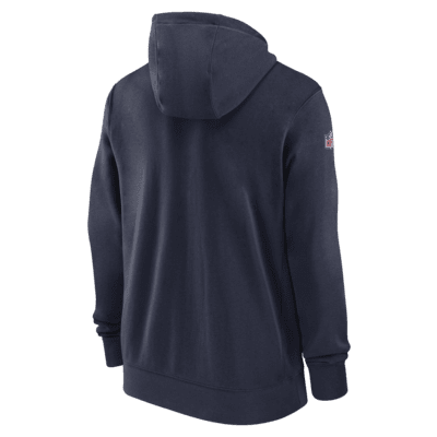 Sudadera con gorro de cierre completo Nike de la NFL para hombre ...