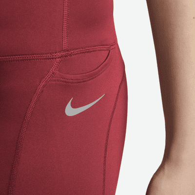 Nike Fast Leggings de correr de tiro medio cropped para mujer