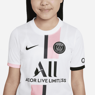 パリ サンジェルマン 2021/22 スタジアム アウェイ ジュニア ナイキ Dri-FIT サッカーユニフォーム