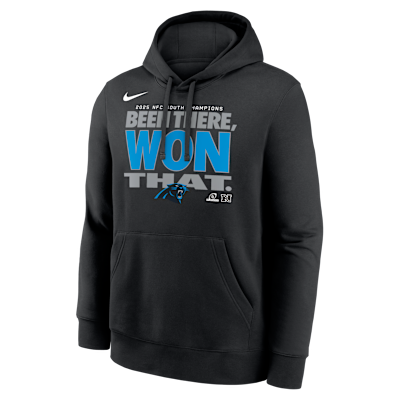 Carolina Panthers 2025 NFC South Champions Trophy Men's Nike NFL Pullover Hoodie