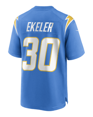 Nfl Los Angeles Chargers Boys' Short Sleeve Ekeler Jersey : Target