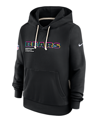 Женское худи Chicago Bears Crucial Catch Nike Dri-FIT NFL Pullover Hoodie