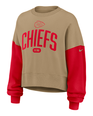 Женские  Kansas City Chiefs Rewind Nike NFL Pullover Crew