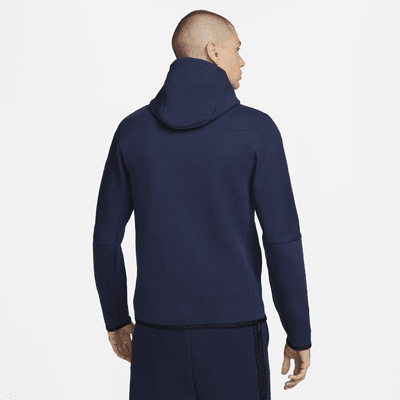 Hoodie de futebol com fecho completo Nike Tech Fleece Windrunner FFF para homem