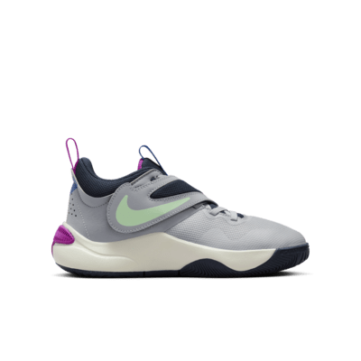 Calzado de básquetbol para niños grandes Nike Team Hustle D 11 SE