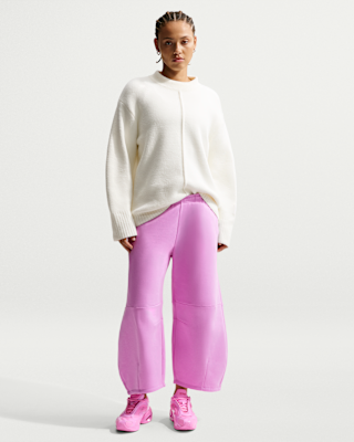 Женские  Nike Sportswear Phoenix Fleece Loose Mid-Rise Barrel Pants