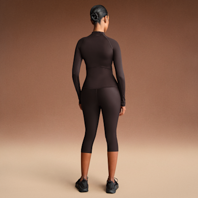 NikeSKIMS Shine Women's Long-Sleeve Half-Zip Top