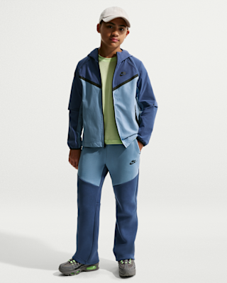 Детские  Nike Sportswear Tech Fleece Big Kids' (Boys') Open-Hem Pants